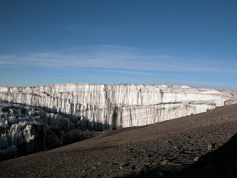 Kilimanjaro -Uhuru Peak -Le glacier