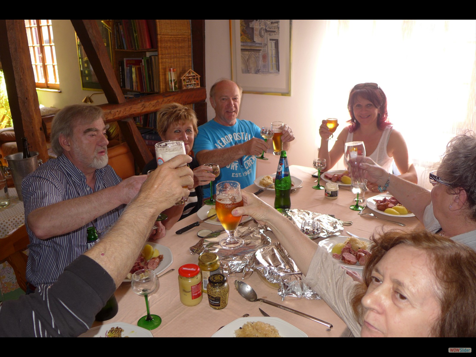 Avril: Repas Choucroute - Astrid - Hajdu - Hertzog