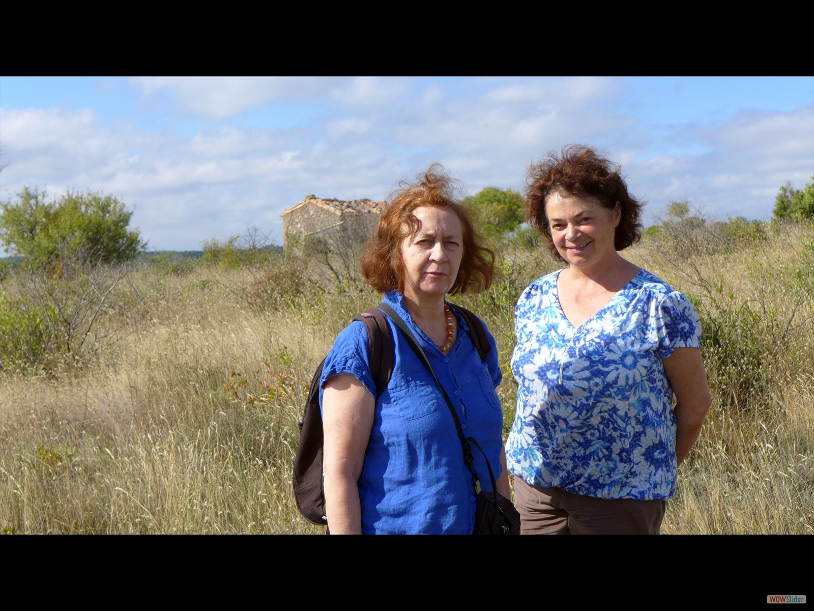 Juillet: St Chinian - Claude et Françoise