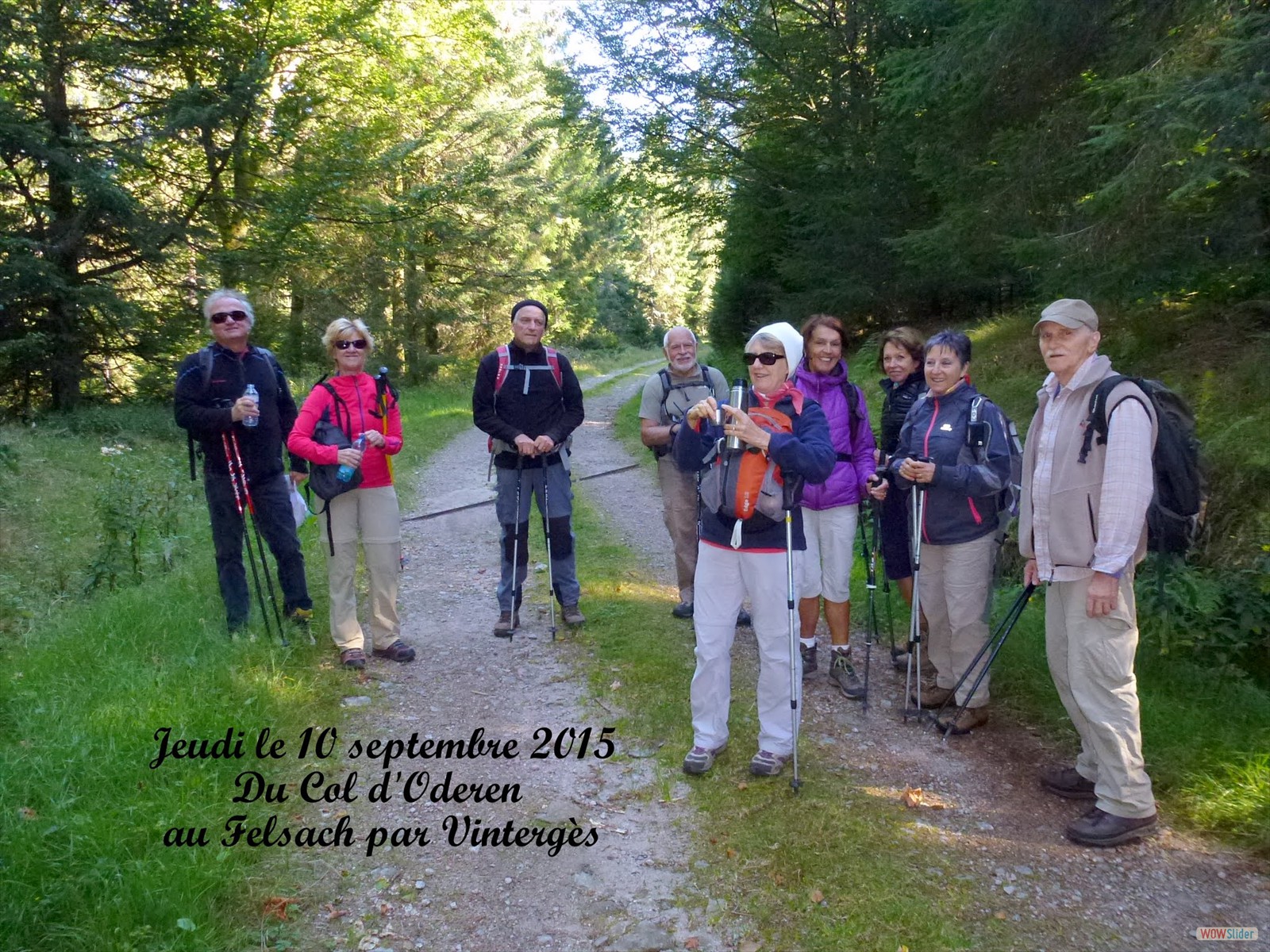 Septembre: Randonnée Col d'Oderen - Vinterges -Felsach