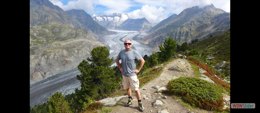 Septembre: Valais - glacier d'Aletsch