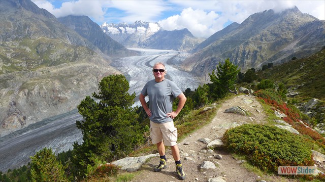 Septembre: Valais - glacier d'Aletsch